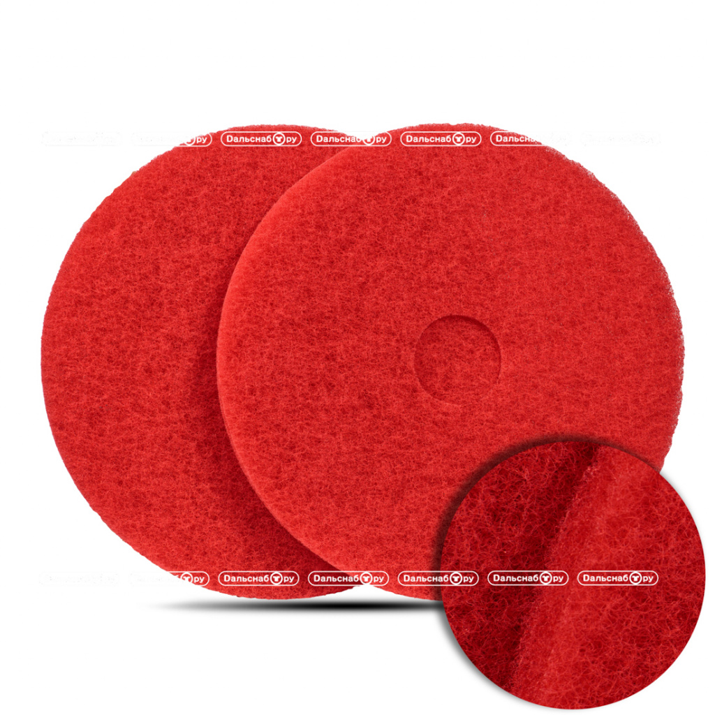 картинка Комплект ПАДов Euroclean красные,17 дюймов (категория A/B) EURPAD-B17RED - Дальснаб.Ру