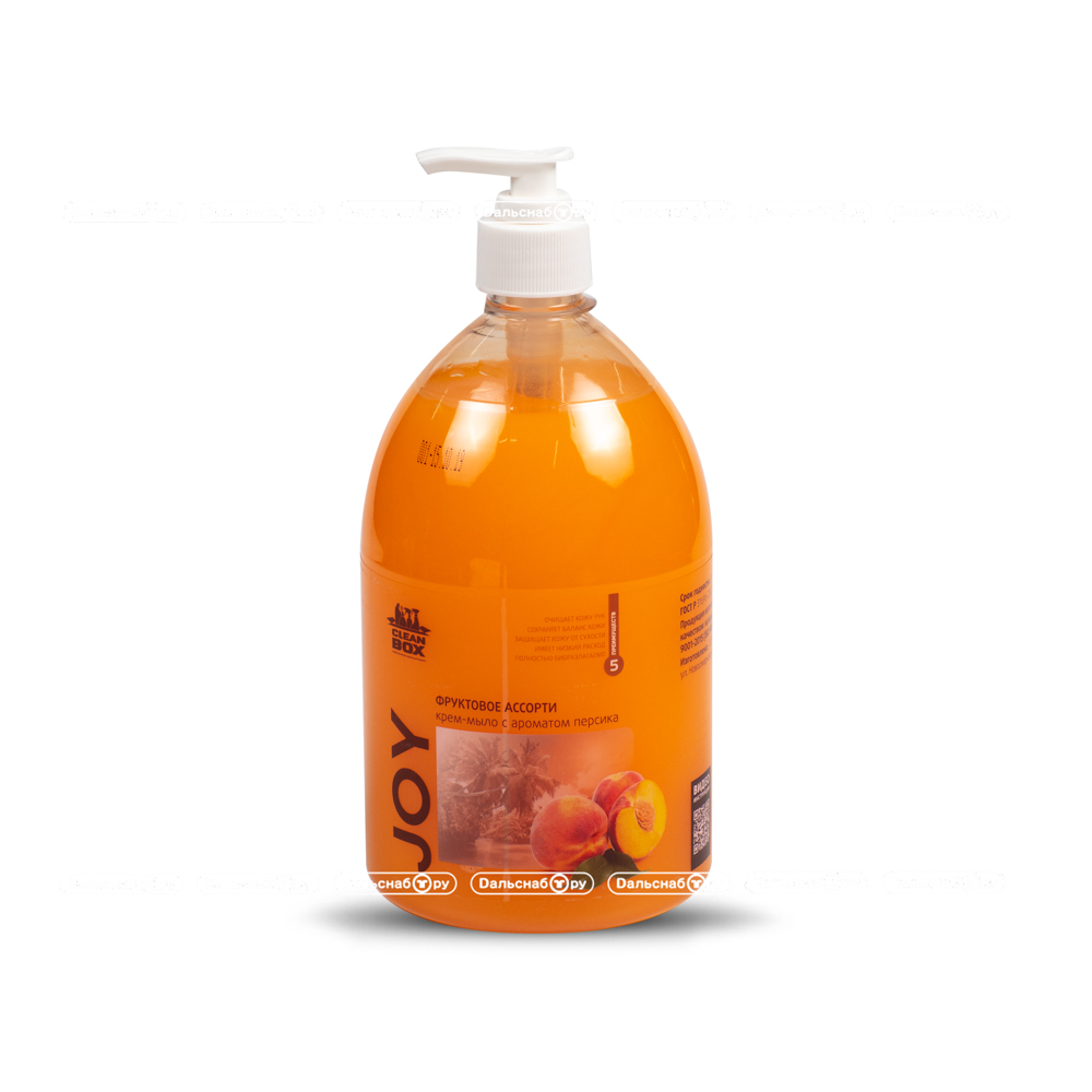 картинка Крем-мыло с ароматом персика "Фруктовое ассорти" - Дальснаб.Ру