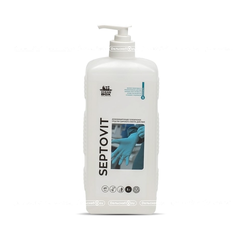 картинка Дезинфицирующее гелеобразное средство Septovit GEL (Септовит гель) спиртовой антисептик - Дальснаб.Ру