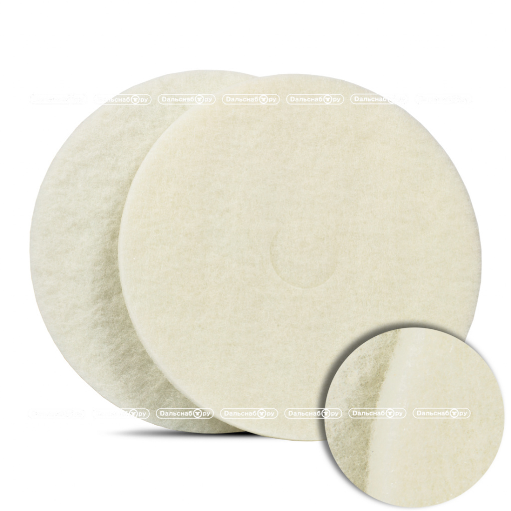 картинка Комплект ПАДов Euroclean белый,17 дюймов (категория A/B) EURPAD-A17WHITE - Дальснаб.Ру