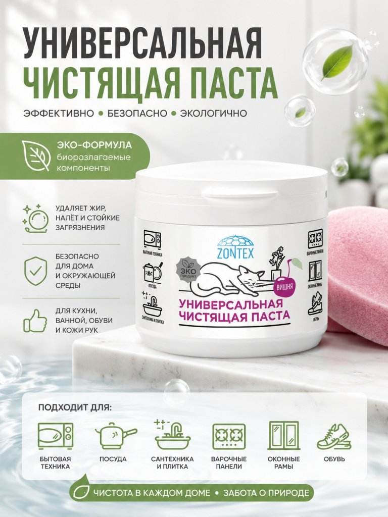 картинка Чистящая паста Zontex - Дальснаб.Ру