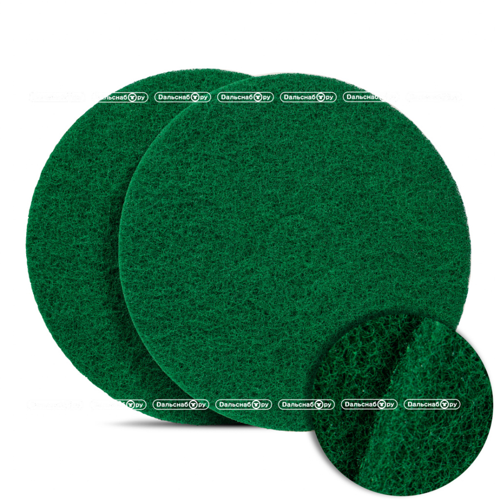 картинка ПАД Euroclean зеленые, 17 дюймов (категория A/B) - Дальснаб.Ру