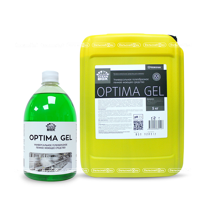 Универсальное гелеобразное пенное моющее средство optima gel